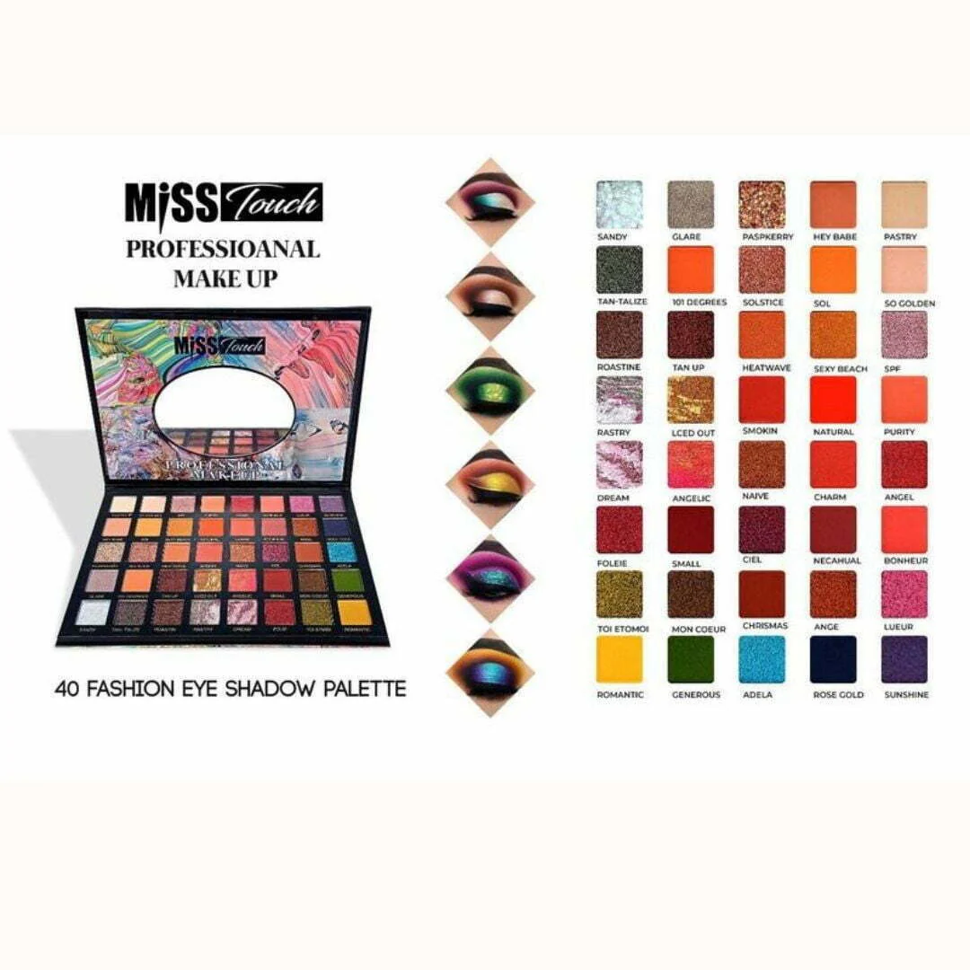 Miss Touch Eyeshadow Palette 40 Shades