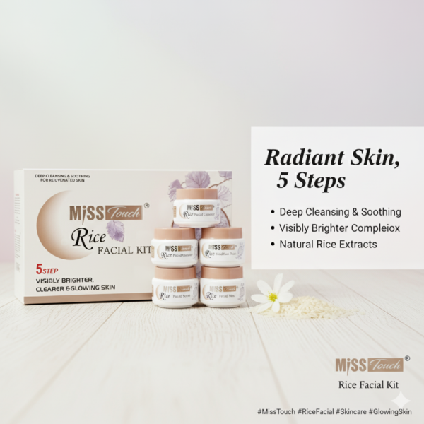 Miss Touch Rice Facial kit Price in Pakistan - 5 Step
